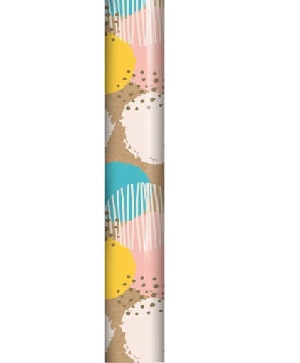 Picture of KRAFT CIRCLES WRAPPING ROLL 70CM X 3 METERS
